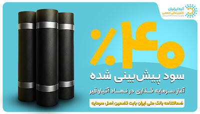  فرصت جدید سرمایه‌گذاری با ۴۰ ٪ سود پیش‌بینی‌شده و تضمین اصل سرمایه توسط ضمانت‌نامه بانک توسعه تعاون