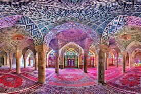  جادوی نور و رنگ در «مسجد صورتی» شیراز