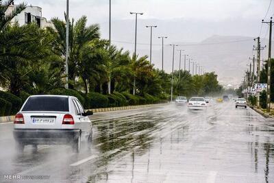  بارش باران در برخی نواحی کشور