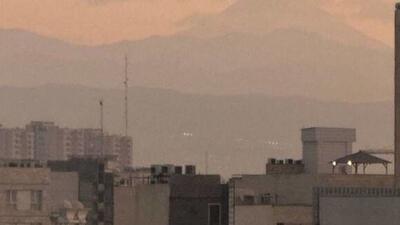  بالاخره دماوند نمایان شد!