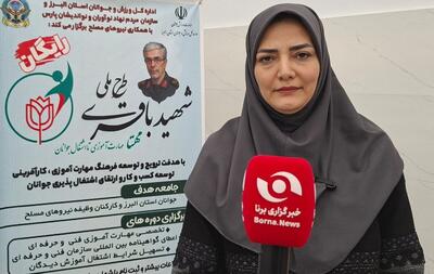  بازدید مدیرکل طرح‌های ملی و فراگیر جوانان وزارت ورزش از دوره‌های مهارت‌آموزی سربازان در البرز