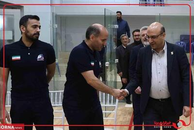  بازدید دبیرکل کمیته المپیک از اردوی تیم های ملی اسکواش دختران و پسران