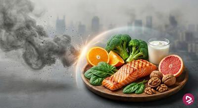  در آلودگی هوا چه بخوریم و چه نخوریم؟