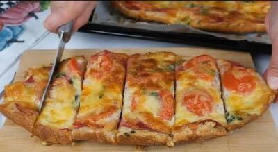  «طرز تهیه یک پیتزای نانی خوشمزه؛ یک پیتزای واقعی با مواد ساده و ارزان