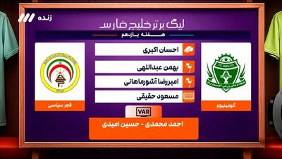  کارشناسی داوری دیدار آلومینیوم - فجر سپاسی