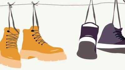  نحوه خشک کردن کفش‌ها پس از خیس شدن در باران