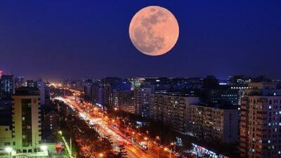  طلوع سومین اَبَرماه سال و همنشینی با سیاره سبز-آبی در سایه آلاینده‌های مزاحم هوا