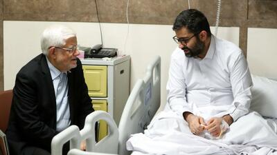  گزارش تصویری/ عیادت عارف از سقاب اصفهانی