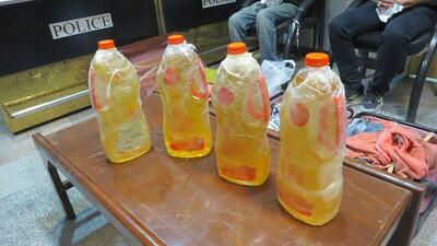  روغن‌های خوراکی آغشته به ۱۱ کیلو شیشه کشف شد