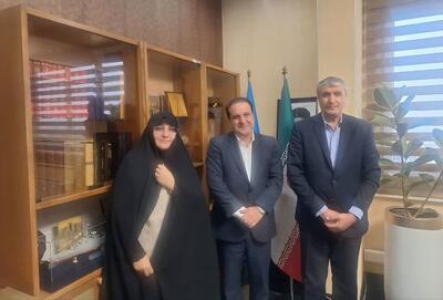  دیدار استاندار ایلام با رئیس سازمان انرژی اتمی