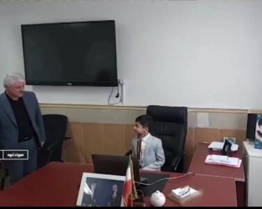  دانش‌آموز ۹ ساله سوادکوهی رئیس آموزش و پرورش شهرستان شد