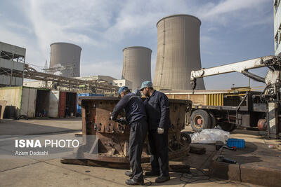  نیروگاه شهیدرجایی قزوین روی ریل تعمیرات