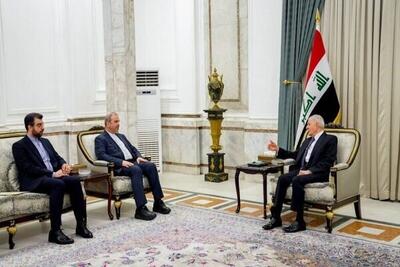  تاکید رئیس‌جمهور عراق بر اهمیت تقویت روابط بغداد-تهران