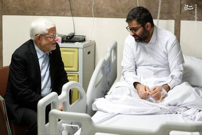  عکس/ عیادت عارف از سقاب اصفهانی