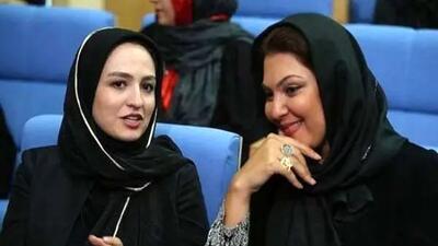  عکسی دیده نشده از گلاره عباسی و لاله اسکندری در پشت صحنه درام عاشقانه «محبوبه» و «رحیم»! / دو بانوی سینما در یک قاب