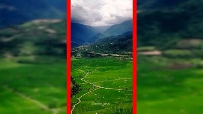  فیلم دشت سرسبز مازندران از نمای هوایی
