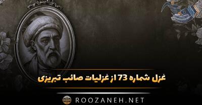  غزل شماره ۷۳ از غزلیات صائب تبریزی؛ نعل در آتش گدازد، روی گرمت بوس را ...