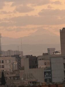  دماوند در آسمان تهران دیده شد