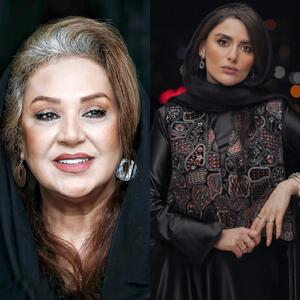  شیون و زاری بی امان بازیگر زن معروف در بغل نسرین مقانلو در یک مراسم + فیلم - سلام نو