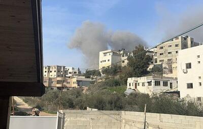  صهیونیست‌ها یک ساختمان را در اردوگاه جنین منفجر کردند + فیلم