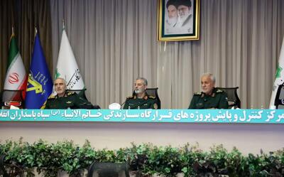  سرلشکر موسوی از قرارگاه سازندگی خاتم الانبیا(ص) بازدید کرد +  فیلم