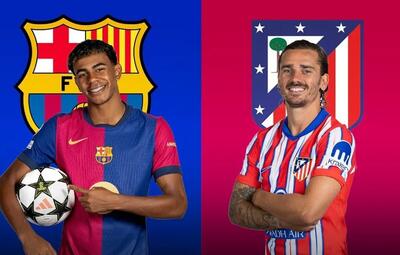  پخش زنده بازی بارسلونا و اتلتیکو مادرید