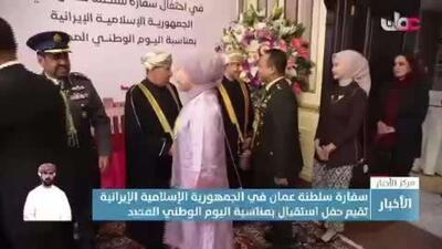  حضور عراقچی، وزیر امور خارجه ایران در مراسم روز ملی عمان