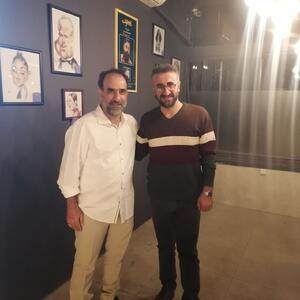  عکس: رضا امیرخانی ساعاتی قبل از آخرین پروازش