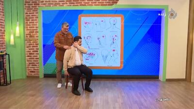  آموزش چند تمرین کششی برای کاهش گردن درد + فیلم