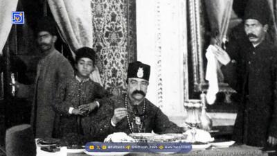  سفر در زمان؛ ژست خاص «ناصرالدین‌شاه» در کاخ صاحبقرانیه؛ سال ۱۲۶۹