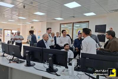  بازدید مدیرعامل شرکت مدیریت شبکه برق ایران از نیروگاه پاسارگاد و حراء قشم
