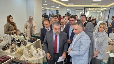  سفیر برزیل در ایران از نمایشگاه صنایع دستی قزوین دیدن کرد
