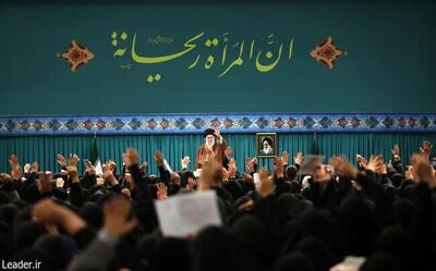  دیدار هزاران نفر از زنان و دختران با رهبر انقلاب