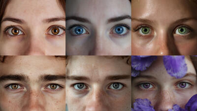  کمیاب ترین رنگ چشم؛ از رنگ چشم کهربایی تا آبی