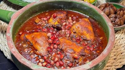  طرز تهیه خورشت مرغ ناردونی غذای محلی با طعمی بی نظیر