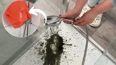  رسوبات آهکی داخل سردوش را پاک کنید / نحوه پرفشار کردن دوش حمام