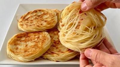  «طرز تهیه نان لایه دار خوشمزه برای صبحانه؛ بافت جذاب، طرز تهیه آسون»