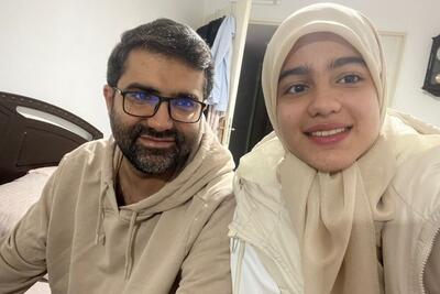  وداع معاون رئیس جمهور با همسر و دخترش/ تصاویری تلخ از مراسم ترحیم خانواده سقاب اصفهانی