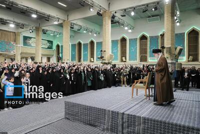  دیدار هزاران نفر از زنان و دختران با رهبر معظم انقلاب