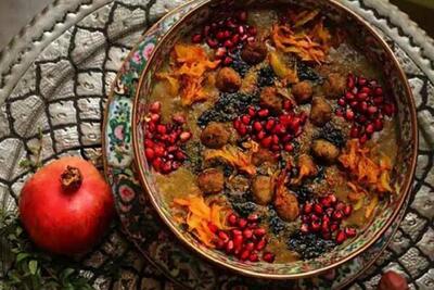  آموزش آشپزی / طرز تهیه آش انار شیرازی
