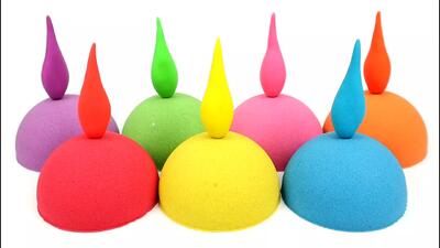  شن بازی کودکانه | اسلایم بازی کودکانه | برش شن جنبشی