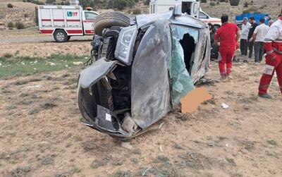  اسپیدکار: تصادف دنا و هوو در محور چمن‌بید خراسان شمالی بدون فوتی بود