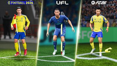  مقایسه جزئیات گرافیکی بازی EA FC 26 با eFootball 2026 و UFL 2026 - پارس فوتبال