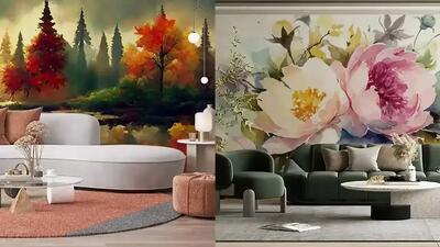  زیباترین مدل‌ های کاغذ دیواری اتاق؛ ترندهای امسال + جدیدترین طرح‌ ها