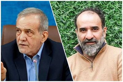  ویدئو | عیادت رئیس‌جمهور از «رضا امیرخانی»