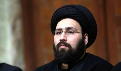  سیدعلی خمینی به مراسم ختم فرزند کاظم صدیقی رفت + عکس