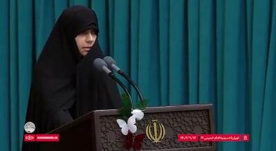  دختر شهید سردار حسین سلامی : زن تراز در افق پیشرو یک شعار و تصویر انتزاعی نیست!