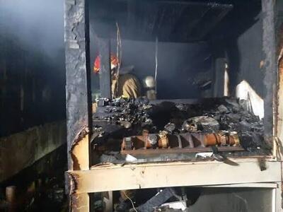  آتش‌سوزی گسترده در بازار کاشان؛ سه مغاده طعمه حریق شدند