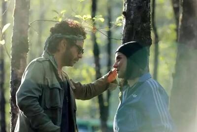  پریناز ایزدیار و پیمان معادی در پشت صحنه یک فیلم