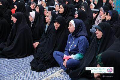  فرشته حسن‌زاده در دیدار امروز با رهبر انقلاب